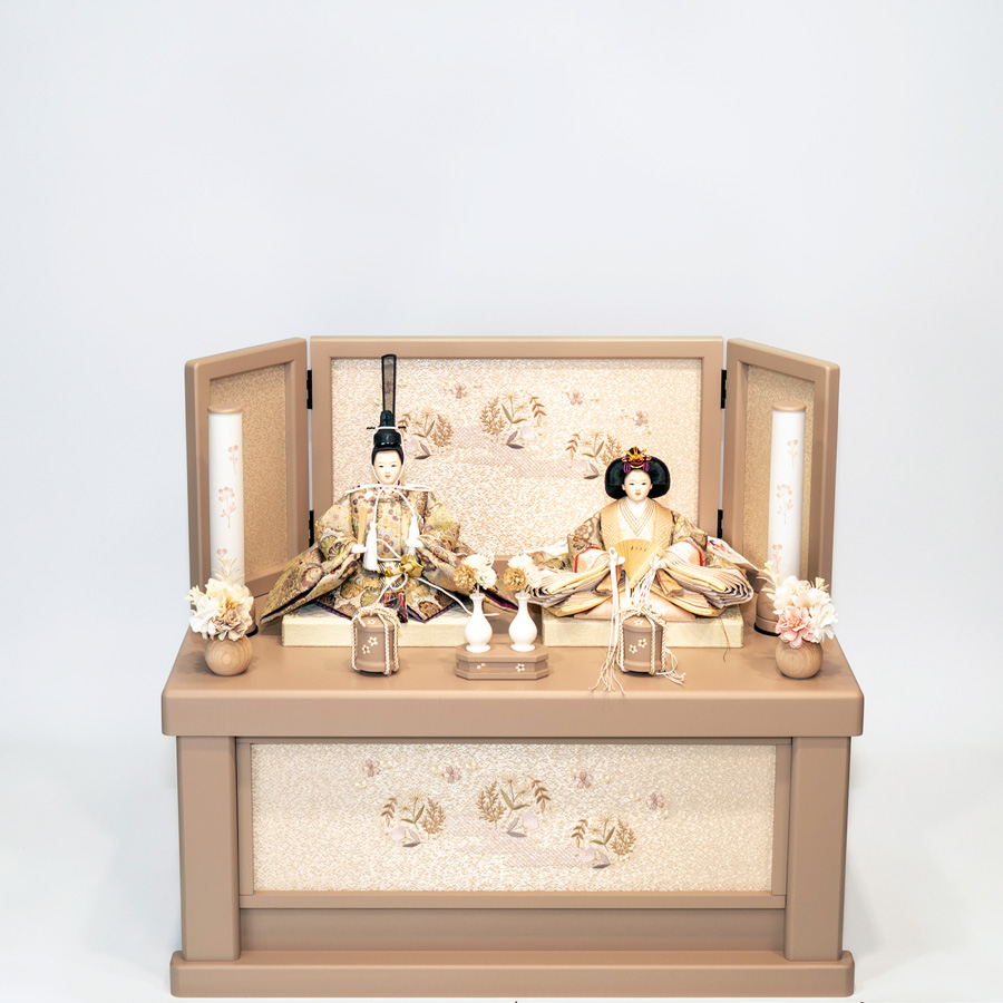 モカ親王飾り収納れいめいセット